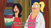 He'S...Uh..Sex Bad...Just Buy It! GIF - Bobs Burgers Audio Linda GIFs