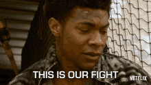 This Is Our Fight Pope Heyward GIF - This Is Our Fight Pope Heyward Outer Banks GIFs