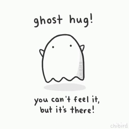 Ghost Hug GIF - Ghost Hug Funny - Discover & Share GIFs
