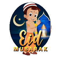 Eid Mubarak Chhota Bheem Sticker