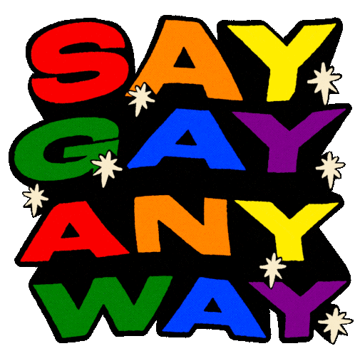 Say Gay Any Way Protect Lgbt Kids Sticker - Say Gay Any Way Protect Lgbt Kids Protect Trans Kids Stickers