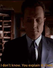 Doggett X Files Dont Know GIF - Doggett X Files Dont Know GIFs