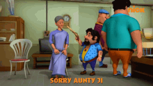 Sorry Aunty Ji Maaf Karna Aunty Ji GIF - Sorry Aunty Ji Maaf Karna Aunty Ji John GIFs