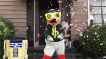 Puddles The Duck GIF - Univeristyof Oregon Dance Puddles GIFs