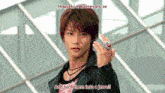 a man with a ring on his finger and the words " and turn them into a jewel " below him