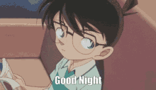 Good Night See You In My Dreams GIF - Good Night See You In My Dreams Detective Conan GIFs