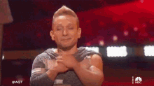 Touched Americas Got Talent GIF - Touched Americas Got Talent Moved GIFs