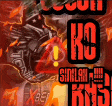 a poster that says ko sinlah !!!