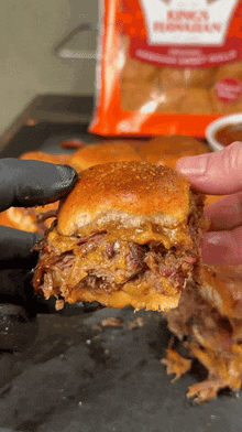 Bbq Beef Sliders Sandwich GIF