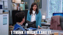 Superstore Amy Sosa GIF - Superstore Amy Sosa I Think I Might Take It GIFs