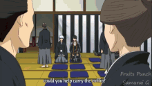 Gintama Could You Help Carry The Coffin GIF - Gintama Could You Help Carry The Coffin GIFs
