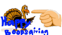 Happy Thanksgiving Happy Boopsgiving GIF - Happy Thanksgiving Happy Boopsgiving Turkey GIFs