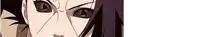 a close up of a cartoon character 's face with a serious look on his face .