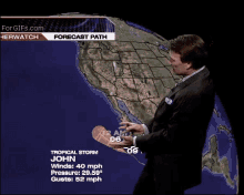 Inappropriate Weathermanning Behavior GIF - Weather Weatherman Inappropriate GIFs