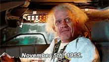 November5th Doc Brown GIF - November5th Doc Brown Back To The Future GIFs