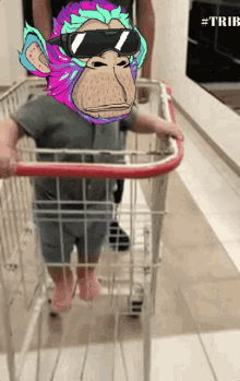 Tribe Baby GIF - Tribe Baby Shopping Cart GIFs