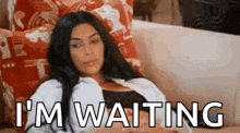 Im Waiting Kim Kardashian GIF - Im Waiting Kim Kardashian Wait GIFs