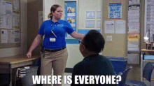 Superstore Dina Fox GIF - Superstore Dina Fox Where Is Everyone GIFs