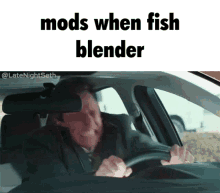 Mods When Fish Blender Milkshake GIF - Mods When Fish Blender Fish Blender Milkshake GIFs