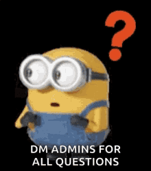 minion any questions question question mark confused asking