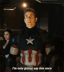Captain America Im Only Gonna Say This Once GIF