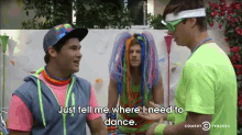 Me In The Club GIF - Workaholics Tell Me Where I Need To Dance Adam Devine GIFs
