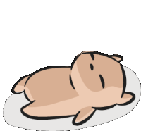 Mimochai Cute Sticker - Mimochai Cute Tired Hamster Stickers