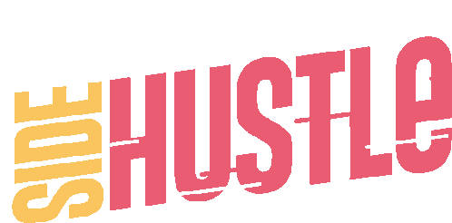Side Hustle Logo Sticker - Side Hustle Logo Title Stickers