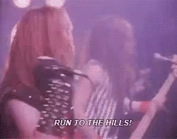 Iron Maiden Run To The Hills GIF - Iron Maiden Run To The ...