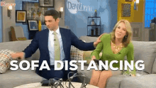 Not Social Distance It Is Sofa Distance Gif GIF - Not Social Distance It Is Sofa Distance Gif Social Distance GIFs