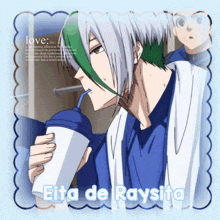a picture of a person with the name eita de raysita at the bottom
