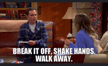 Break It Off Shake Hands Meme