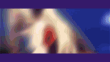 a blurry image of a person 's face with a purple background