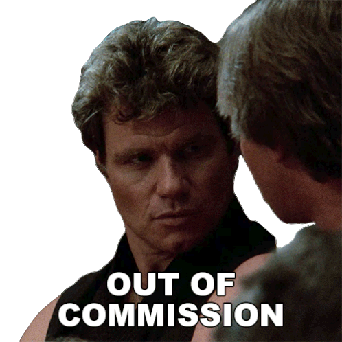 Out Of Commision Kreese Sticker - Out Of Commision Kreese Martin Kove Stickers