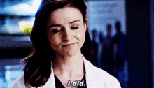 Greys Anatomy Amelia Shepherd GIF - Greys Anatomy Amelia Shepherd I Did GIFs