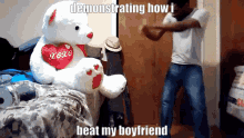julius cole brickhill stinky valentine demonstrating how i beat my boyfriend