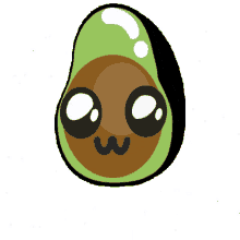 avocado cute avocado cute jumping pity