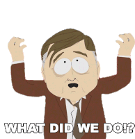 What Did We Do Harvey Brown Sticker - What Did We Do Harvey Brown South Park Stickers