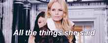 jennifer morrison all the things she said ouat once upon a time