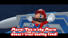 Smg4 Mario GIF - Smg4 Mario This Is Why Mario Doesnt Trust Healthy Food GIFs