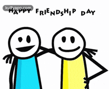 Happy Friendship Day - Sticky Figures.Gif GIF - Happy Friendship Day - Sticky Figures Happy Friendship Day Sticky Figures GIFs