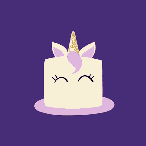 Unicorn Cake GIF - Unicorn Cake Birthday - Discover & Share GIFs
