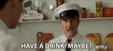 Have A Drink Maybe Dylan Mcdermott GIF - Have A Drink Maybe Dylan Mcdermott Ernie West GIFs