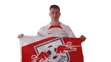 waving the flag willi orban rb leipzig im proud of my team this is who i play for