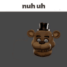 Five Nights At Freddys Nuh Uh GIF - Five Nights At Freddys Nuh Uh GIFs
