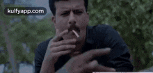 Smoking.Gif GIF - Smoking Ramesh Pisharody Kumbarees GIFs