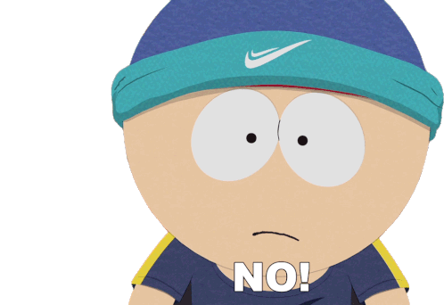 No Never Stan Marsh Sticker - No Never Stan Marsh South Park Stickers