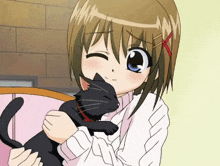 Hayate Yagami Cat GIF - Hayate Yagami Cat Magical Girl Lyrical Nanoha As GIFs