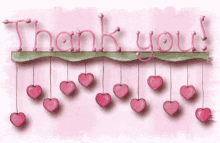 Thank You Hearts GIF - Thank You Hearts Pink GIFs