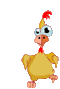 Hi Chick Sticker - Hi Chick Chick Dancin Stickers